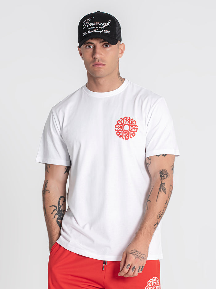 t-shirts / White Rotate Tee
