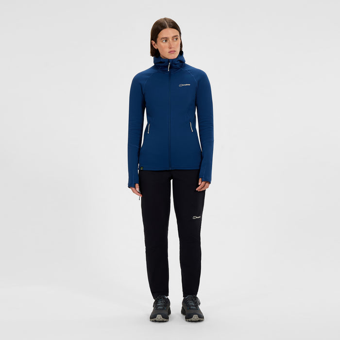 Women's Kinetic Powerstretch Hoody - Blue