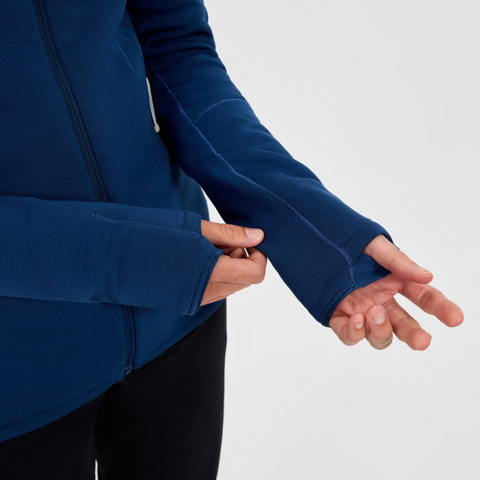 Women's Kinetic Powerstretch Hoody - Blue