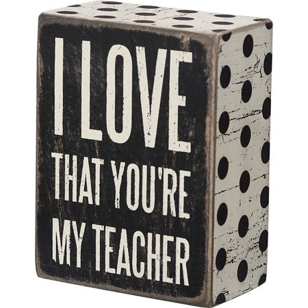 Wooden Box Sentiment Signs