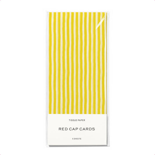 Yellow Stripe Tissue Paper