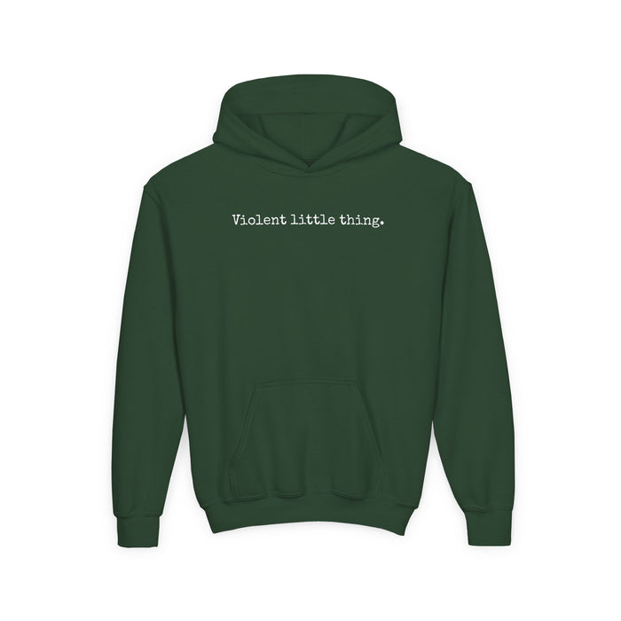Youth Grapple like a Girl BJJ Skull Jiu Jitsu Hoodie - Violent little thing.