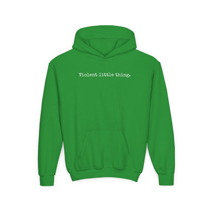 Youth Grapple like a Girl BJJ Skull Jiu Jitsu Hoodie - Violent little thing.