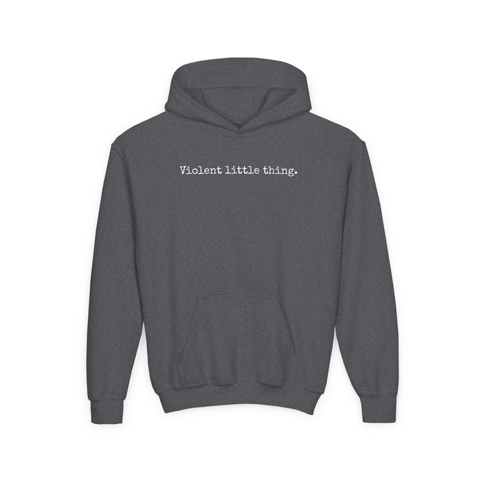 Youth Grapple like a Girl BJJ Skull Jiu Jitsu Hoodie - Violent little thing.