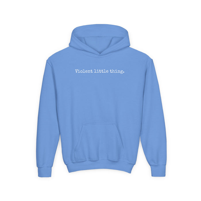 Youth Grapple like a Girl BJJ Skull Jiu Jitsu Hoodie - Violent little thing.