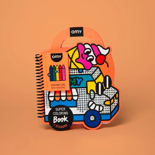 Yummy Super Coloring and Sticker Book