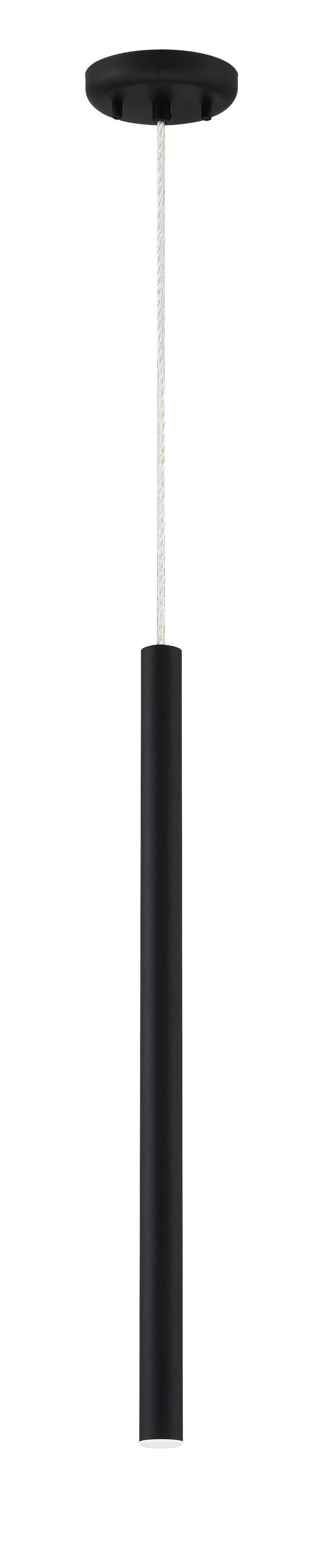 Pendant Z-Lite 917MP24-MB-LED Matte Black Forest 1 Light Pendant Z-Lite