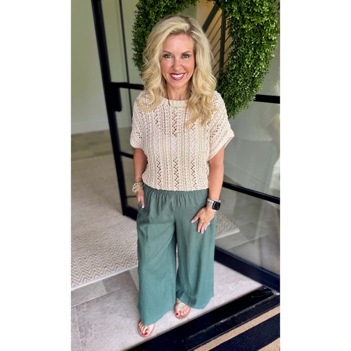 Z Supply - Scout Linen Pant 1575 – Evergreen