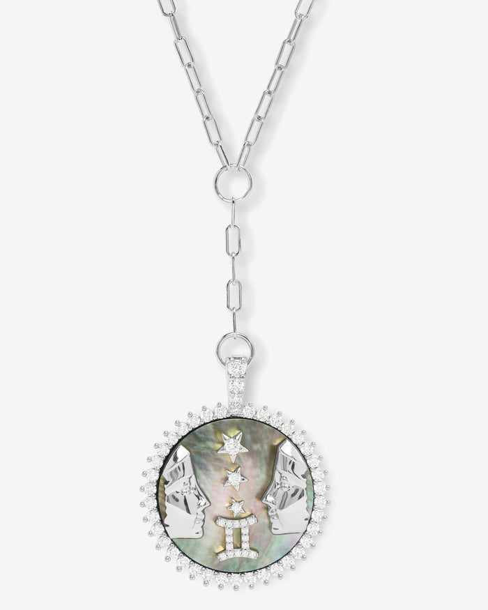 Zodiac Medallion Necklace by Melinda Maria